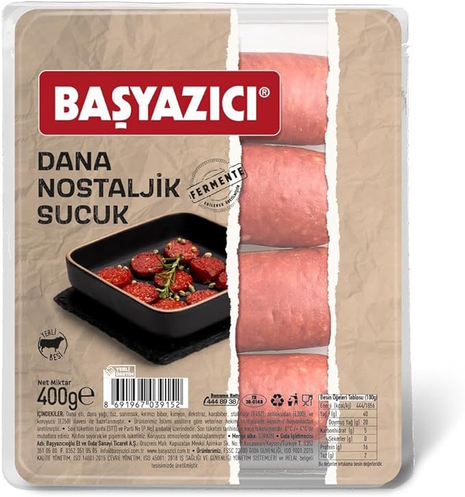 BASYAZICI NOSTALJI SUCUK 400 GR.