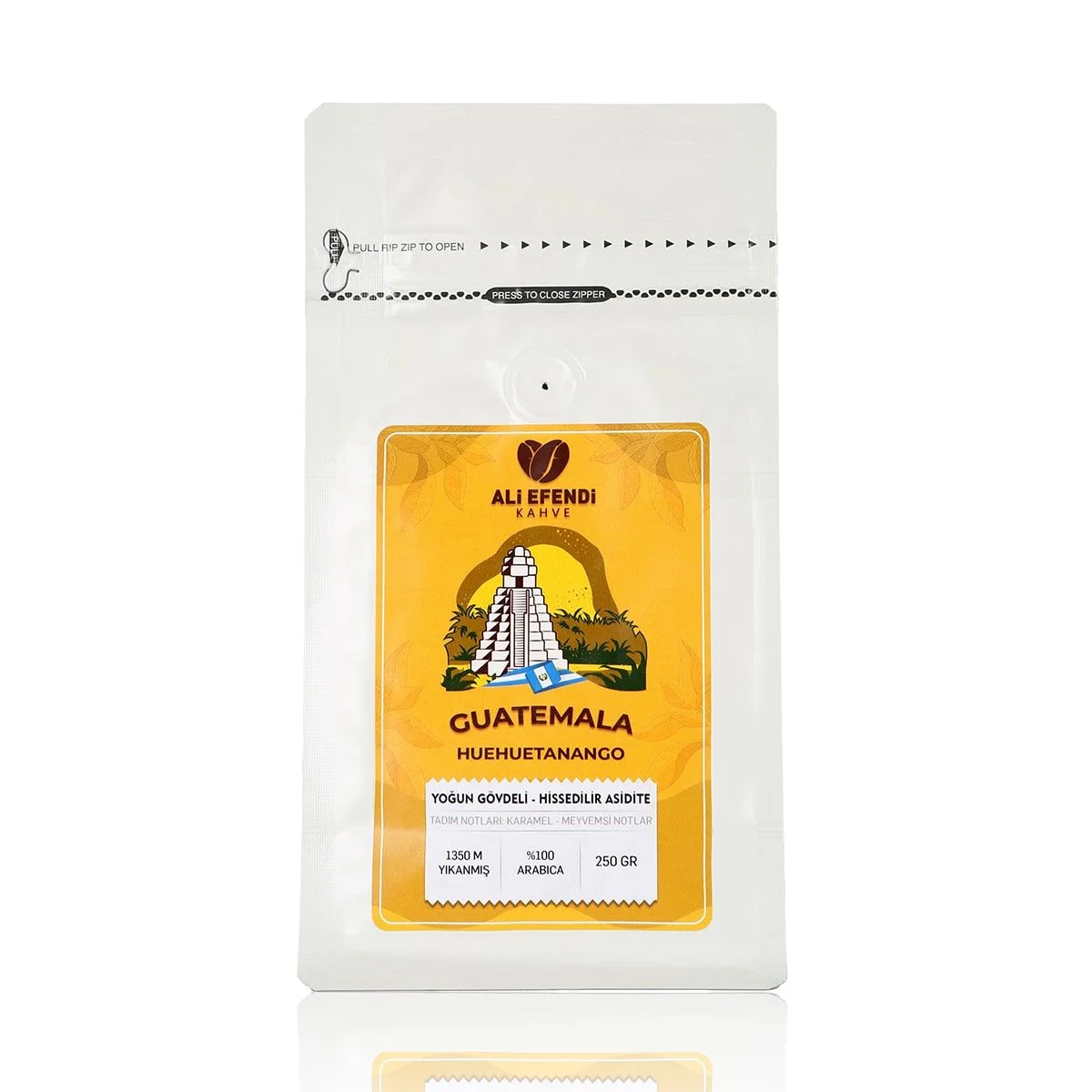 ALIEFENDI OGUTULMUS FILTRE KAHVE GUATEMALA HUEHUETENANGO 500 GR.
