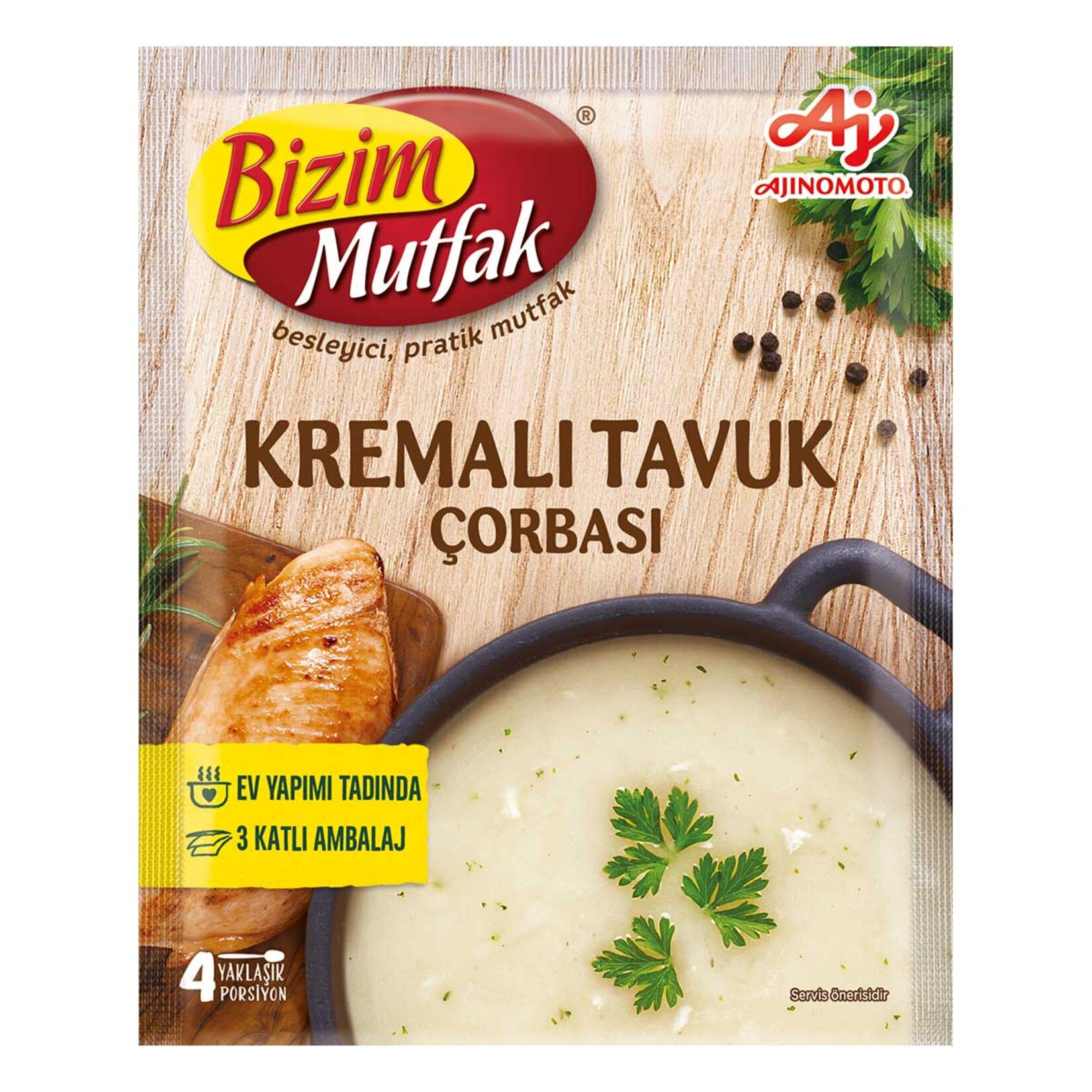 BIZIM CORBA KREMALI TAVUK 62 GR.