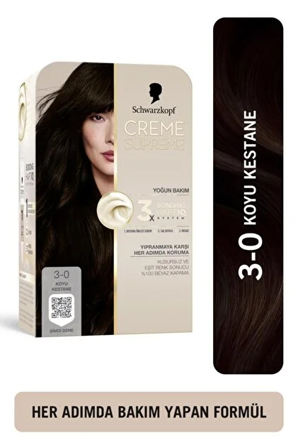 CREME SUPREME FULL KIT 3-0 KOYU KESTANE