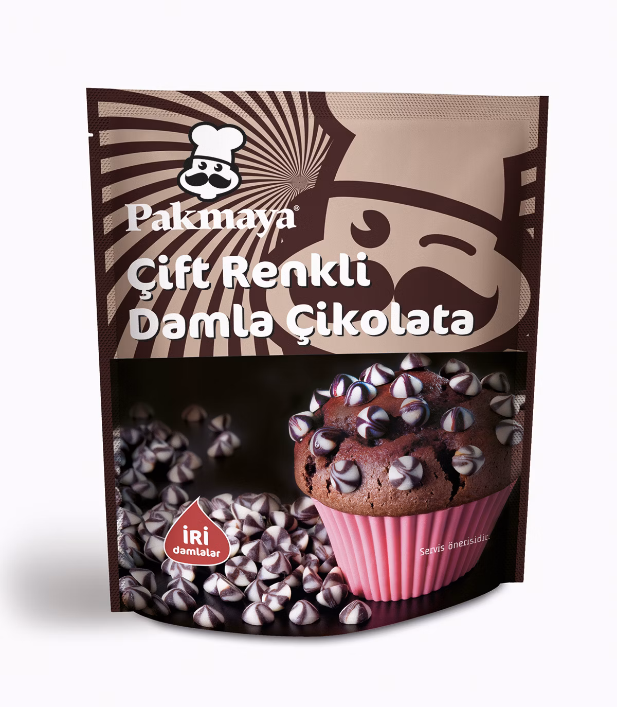 CIFT RENKLI DAMLA CIKOLATA 70GR PAKMAYA